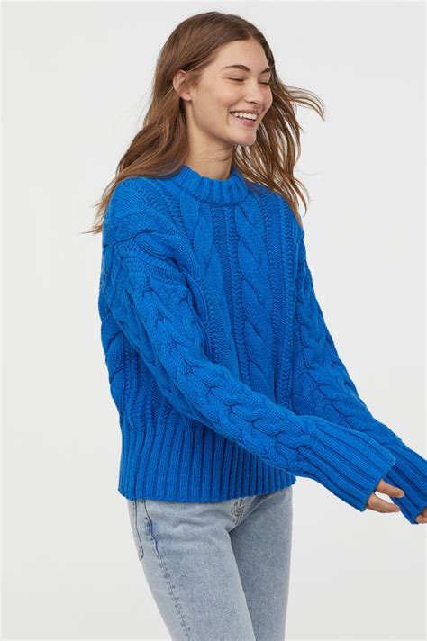 Women's Blue Designer Sweaters & Knits 